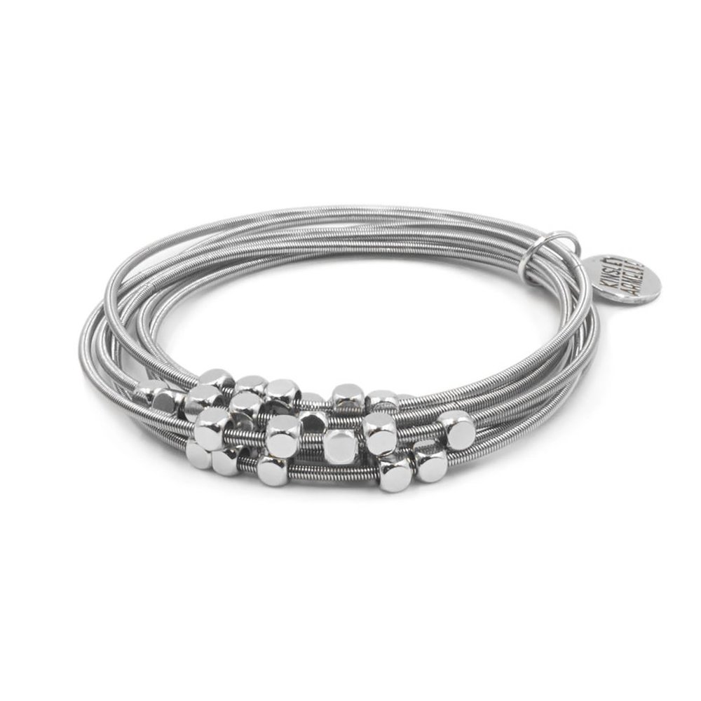 Kinsley Armelle Metallic-Silver Ory Bracelet